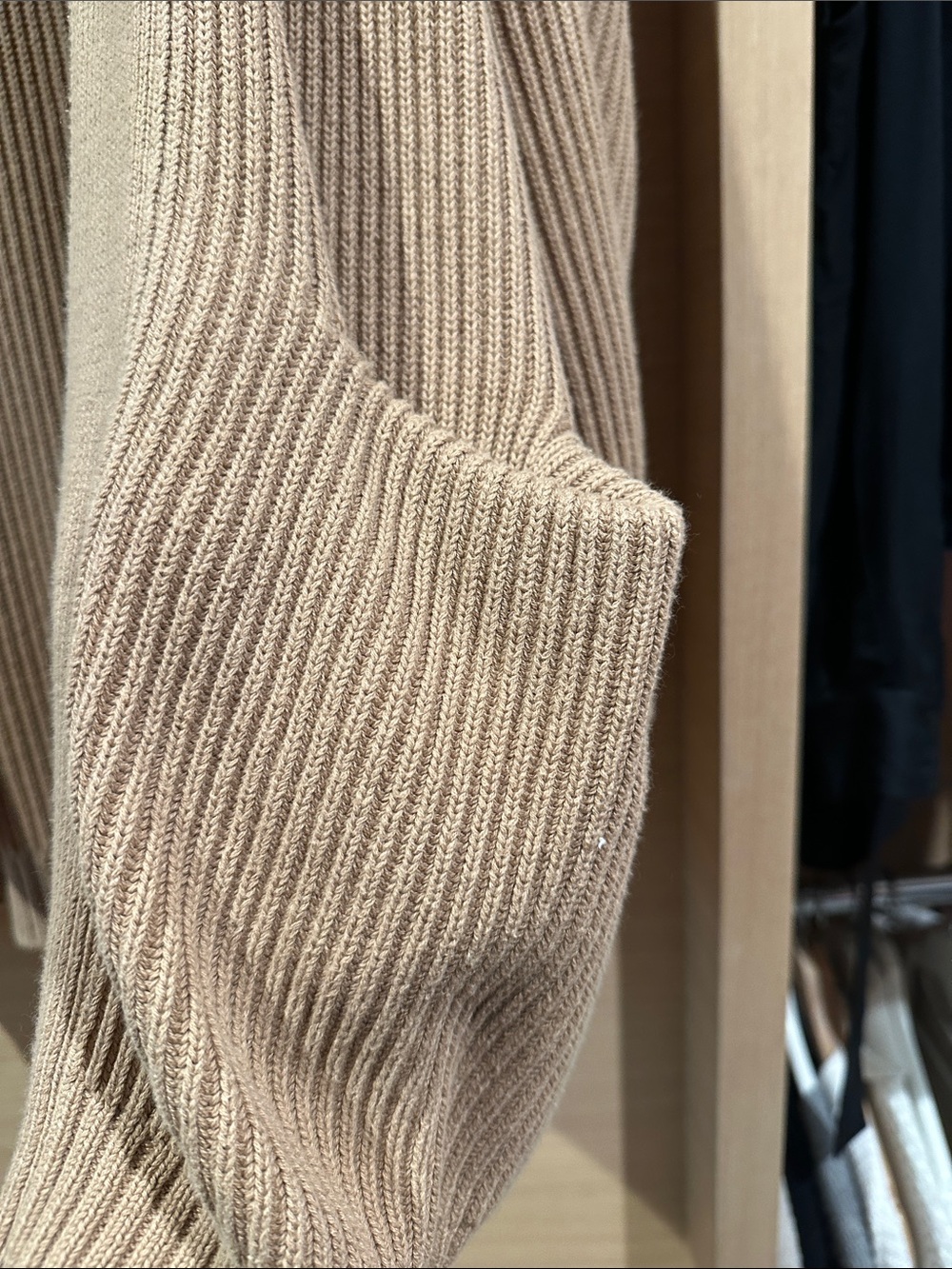 Quince Ribbed Open Front Cardigan - Picture 4 of 6